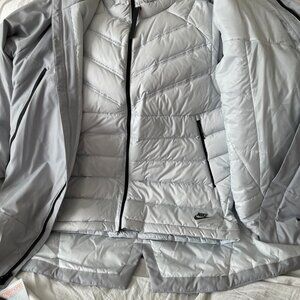 Nike AeroLoft 3 in 1 Jacket Gray, 2XL, Reg. $429, Asking $225